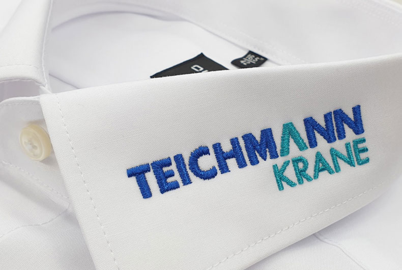 Hemd mit Bestickung Teichmann Krane