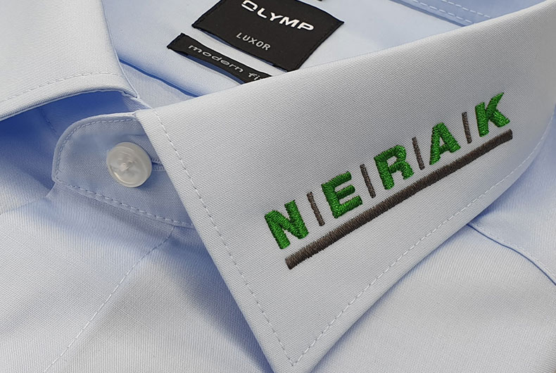 OLYMP-Business-Hemd, mit NERAK Logo bestickt