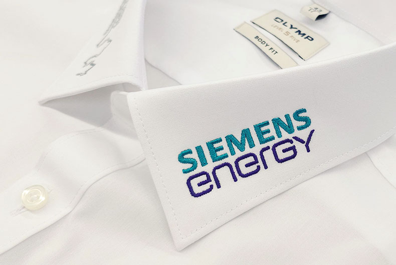 OLYMP-Hemd mit Kragenstick SIEMENS energy