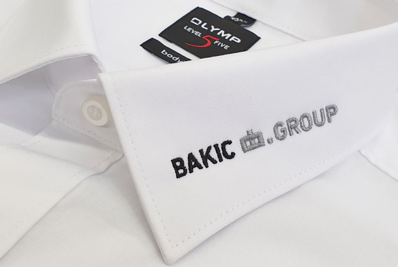 Businesshemd mit Bestickung BAKIC GROUP Logo